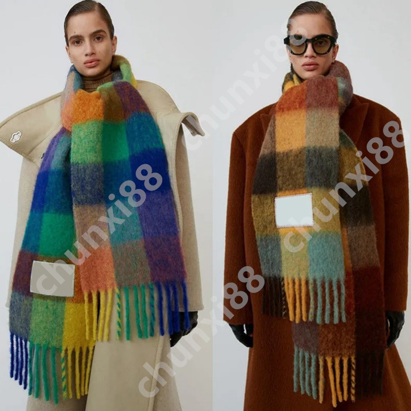 Designer Scarf Brand Cashmere Winter Scarf Scarves Blanket Women Type Colour Chequered Tassel Imitated designer scarf for women Size 210*38cm AAAAA