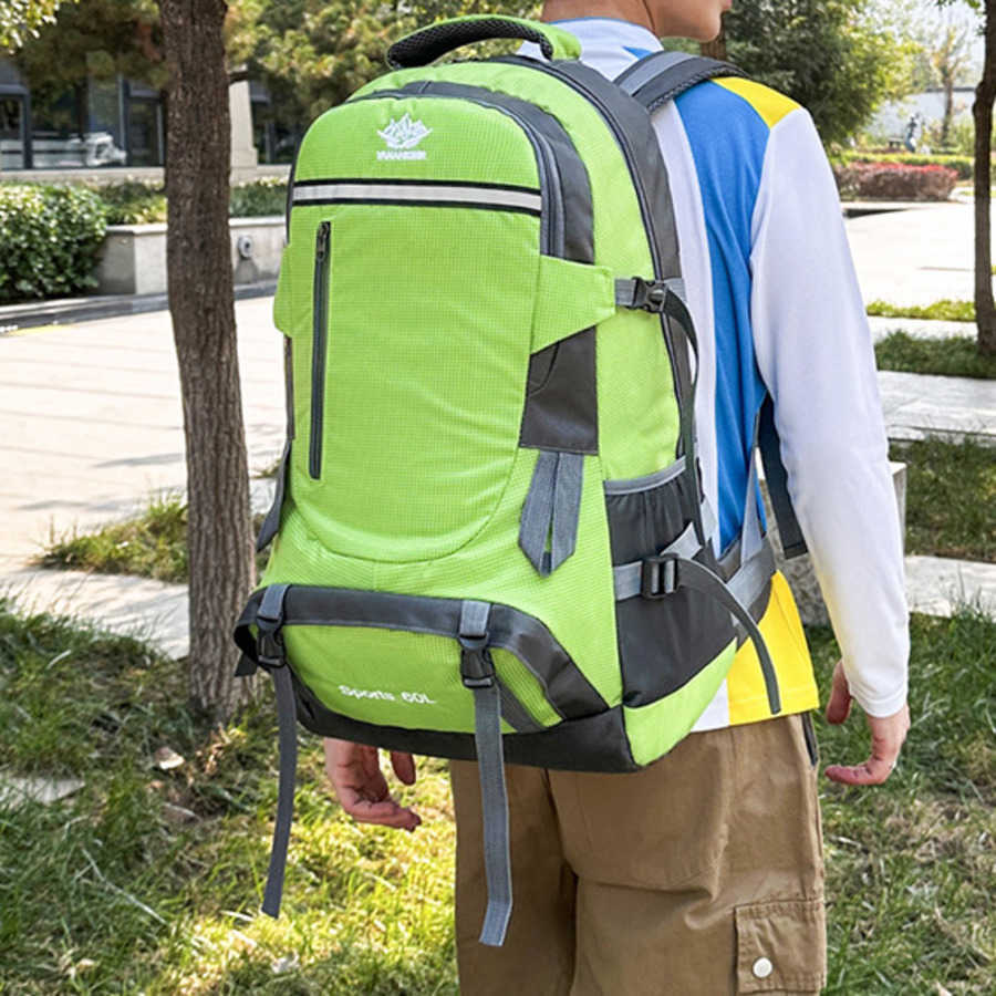 Backpack Large Capacity Hiking and Mountaineering Mens Backpack Travel Bag WoMens Outdoor Travel Bag Outdoor Hiking Bag 240920