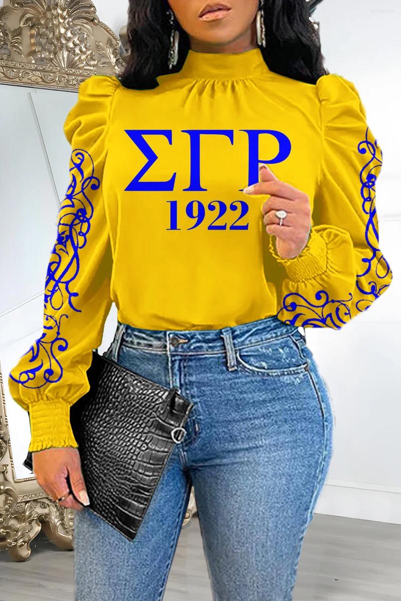 Women's Blouses Classic Sigma Gamma Rho Sorority Sleeve Blouse