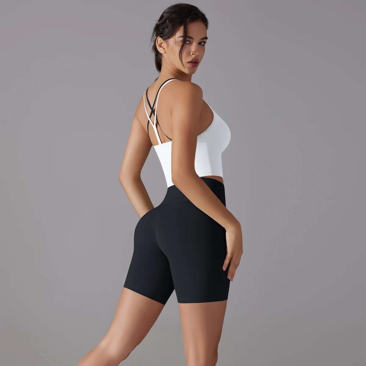 2 Piece Clothes Women 2Pcs Patchwork Sport Fiess Sports Bodysuit Suit Women's Tracksuit Yoga Set