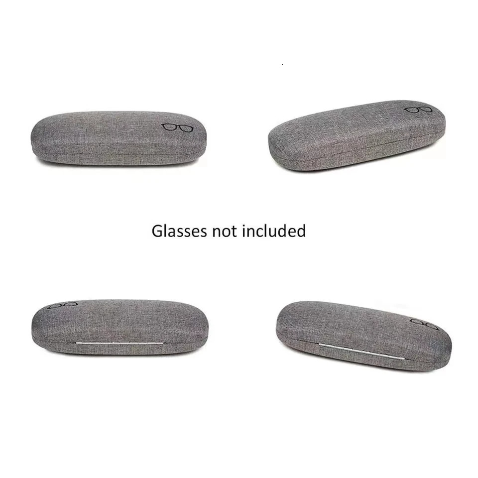 Fashion Glasses Case Hard Shell Linen Fabrics Eyewear Cases Cover Protective for Men Women Sunglasses Eyeglasses Box 250109