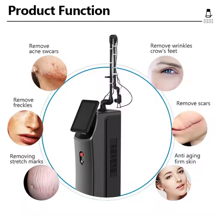 2025 New 60W Fractional CO2 Laser Beauty Machine Suppliers 10600nm Professional Skin Resurfacing CO2 Fractional Laser Vaginal Tightening Machine