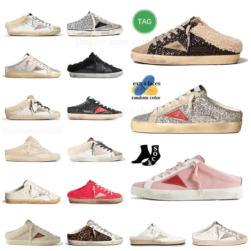 Sabot Leopard Slippers Sneakers Mules Old Dirty Sneakers Fur Slides Sandals Sliders Dhgate Pantoufle Super Star Slippers Nappa Leather Sabots Trainers Loafers