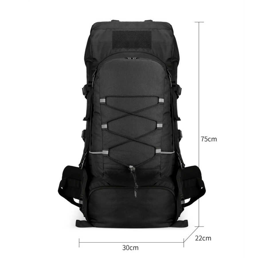 New Hiking Bag Tactical Mother Bag Double Shoulder Bag Backpack Outdoor Sports Daypack Large Capacity Travel Bag 240920