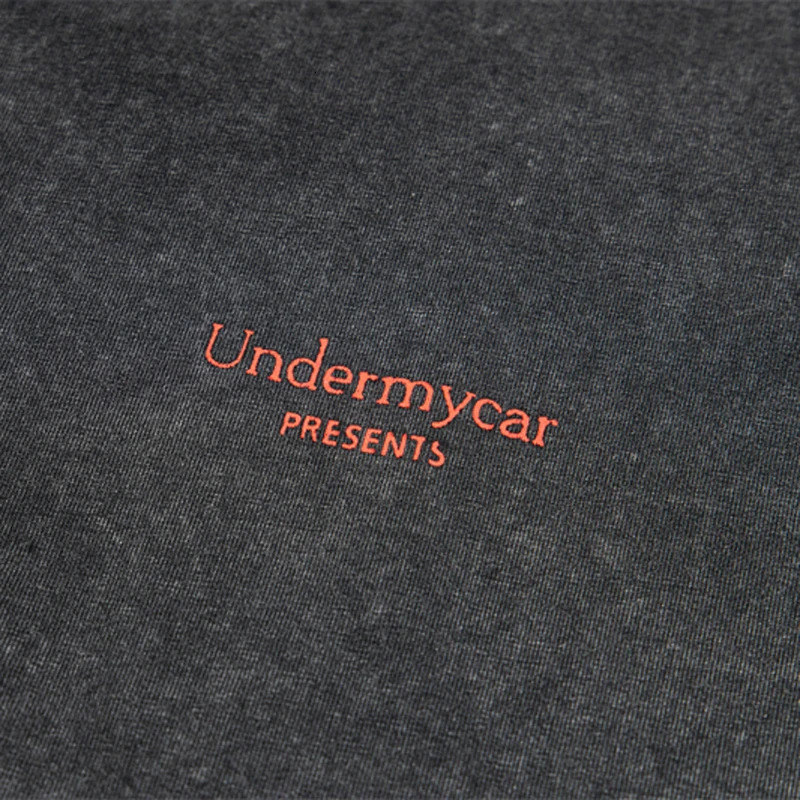 25SS UnderMyCar Vintage Short Sleeve Tshirt High Street Alphabet ed Mens Hip Hop 250106