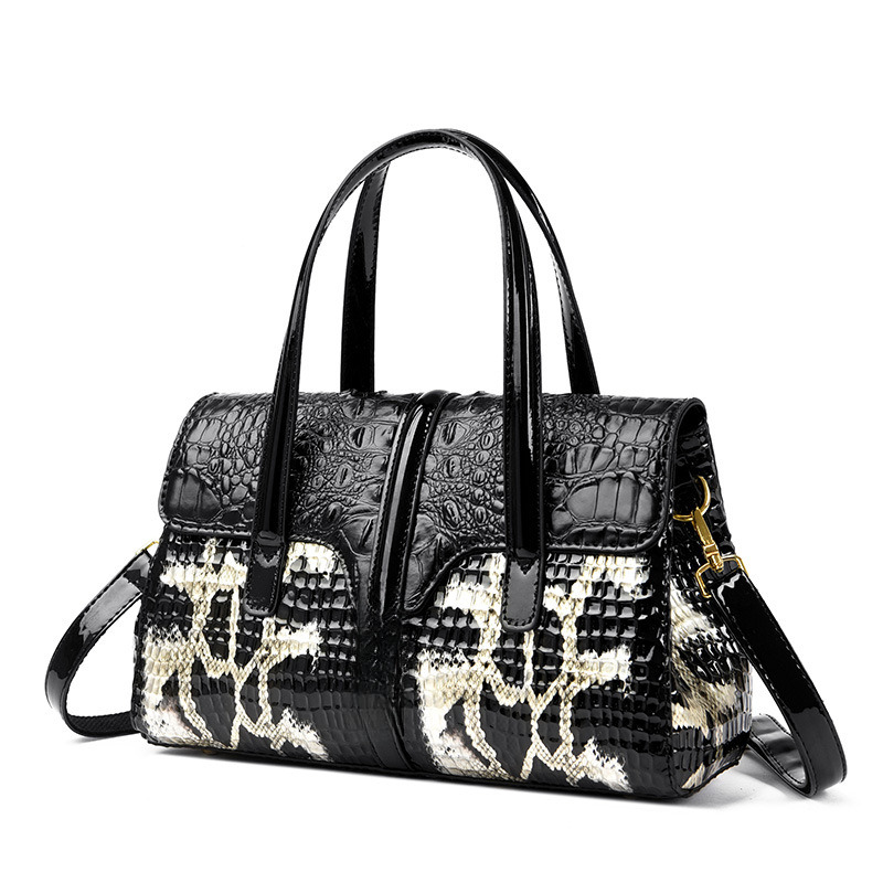 Free Shipping Free Shipping High-quality Designer Women's Shoulder Crocodile Pattern Outdoor Wallet Tote Bag Large Capacity Handbag