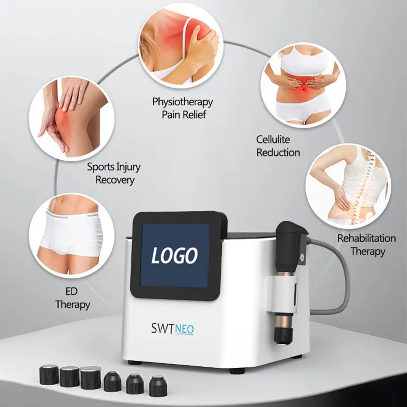 High Efficiency Physical Therapy Physiotherapy Shockwave Equipment for Pain Relief Effective ED Therapy Shockwave Rehabilitation Sport Injury Device
