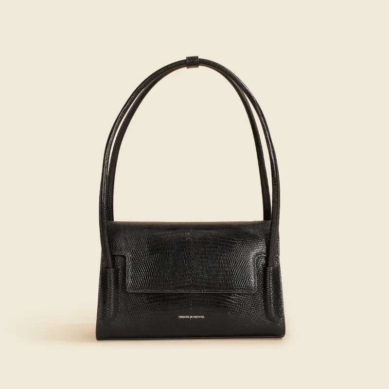 Genuine Leather Women Underarm Bolsa Female Classics Handbags All-Match Ladies Summer Purse Girls Fashion Tote Bags