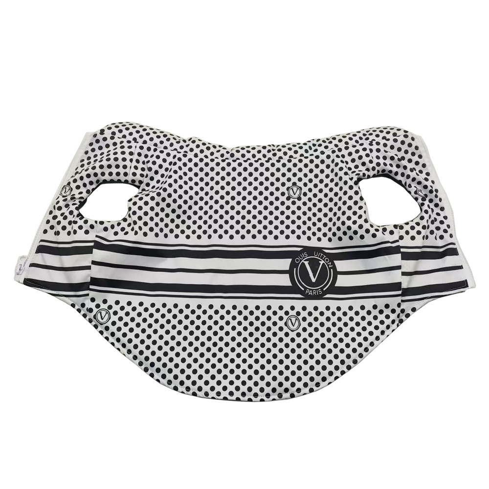 free shipping Designer Dogs Coat Apparel Pets Clothes Warm Padded Vest Windproof Soft Dog Winter ets for French Bulldog, Poodle, Pomeranian, XS, White