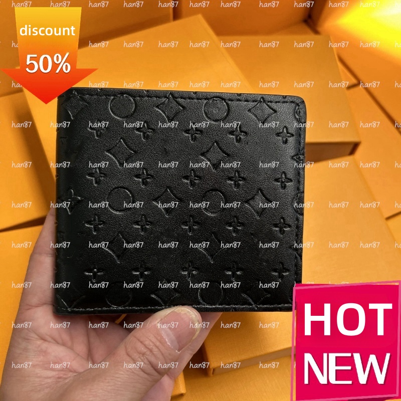 High quality Designers Luxury Genuine Leather Wallets cardholder France Paris plaid style luxurys mens wallet designers women wallet Purse Crossbody Bag