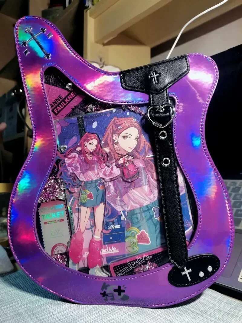 2025 New Trendy Ita Chic Designed Transparent Pu Shoulder Bags For Women Fashion Popular Crossbody Bag Personality Bolsa