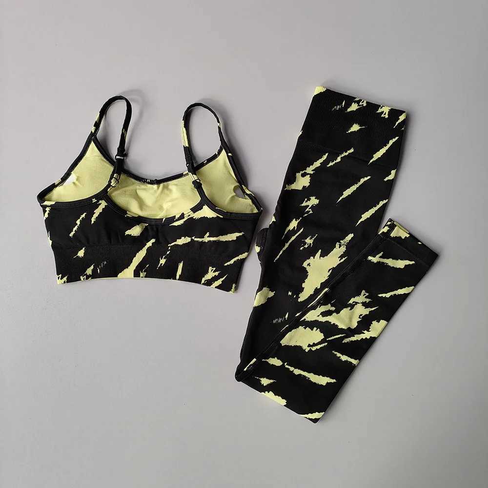 LANTECH Women Sports Suits Set Yoga Sets Lifting Squat Gym Fitness Pants Leggings Bra Clothes Seamless Sportswear Sports ActiveXJ250109