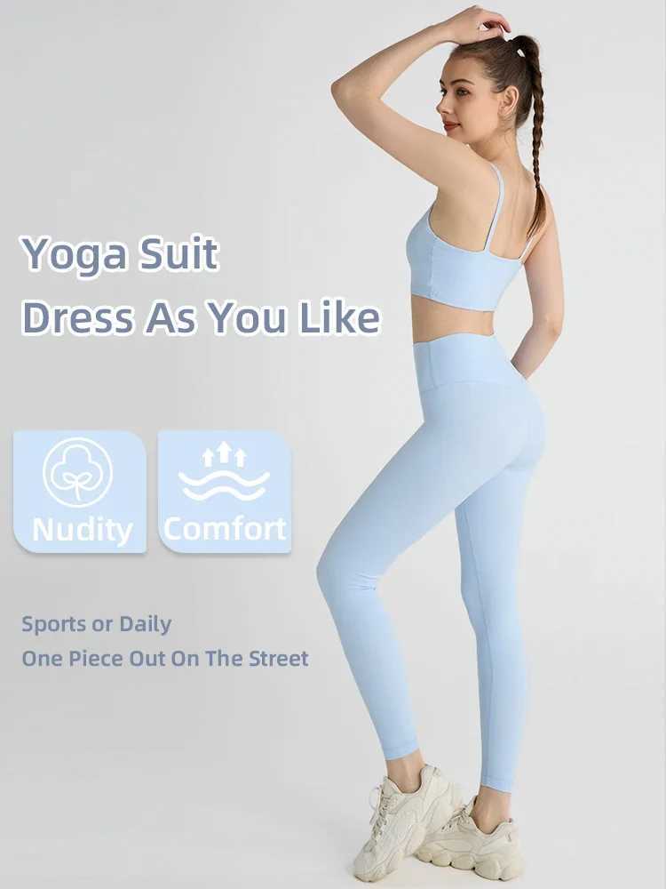 2 Pieces Yoga Suit Women Sexy Tight-Fitting Fitness Sports Set Gym Bra Elasticity High Waist Leggings Female Athletic WearXJ250109