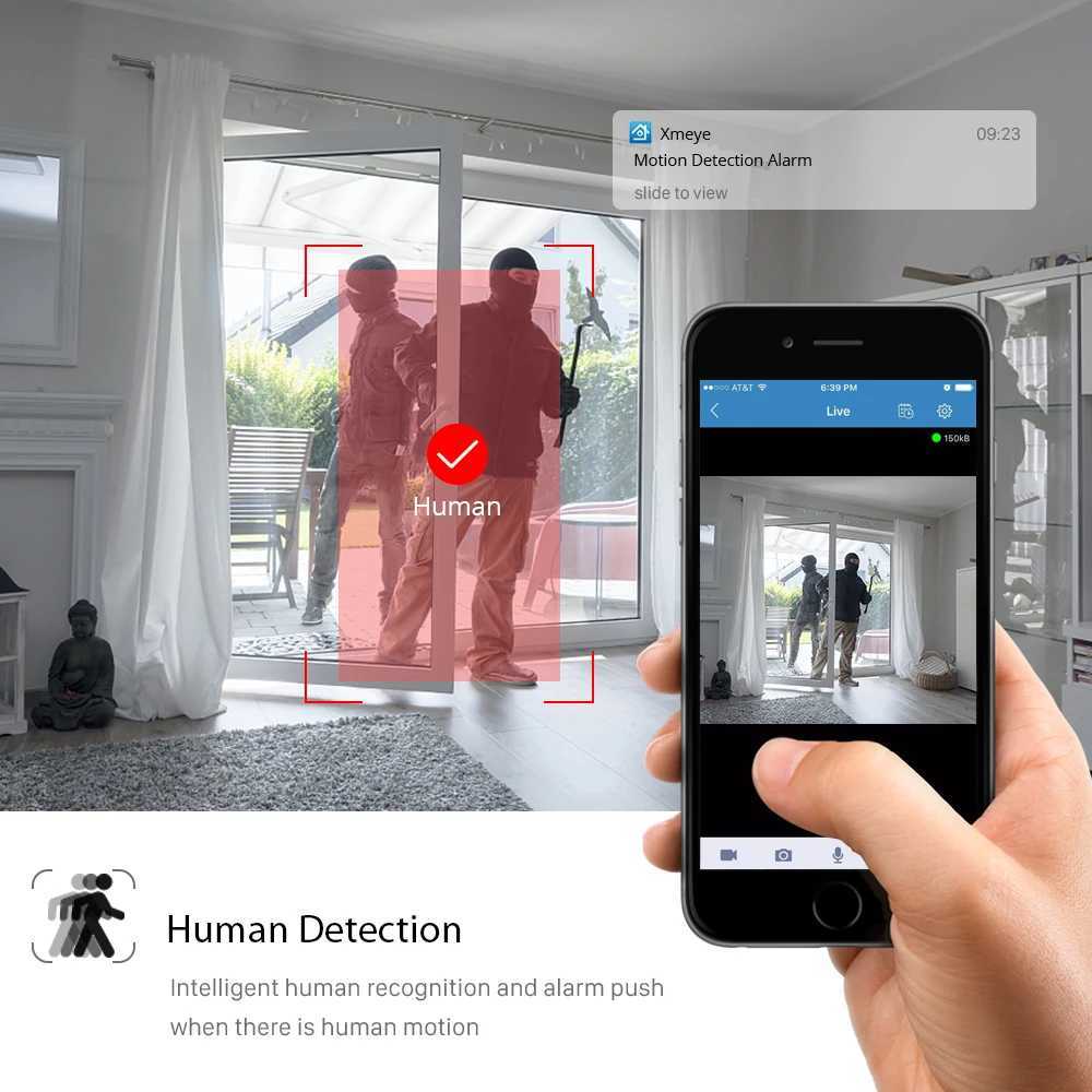 BESDER 4K 8MP 5MP HD H.265 IP Camera 3MP 1080P P2P AI Motion Detection Infrared Night Vision 48V POE Video Surveillance Outdoor Camera X250110