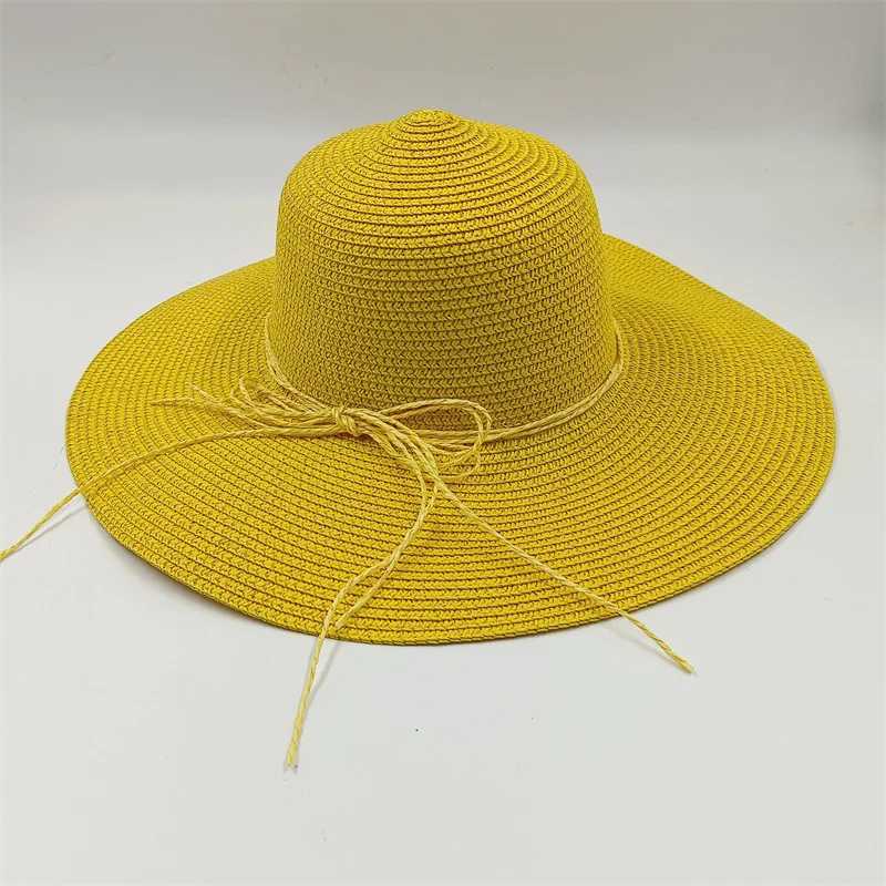 Big round neck W-shaped beach hat warm new flat top beach hat basic sun hat for summer beach travel X250109