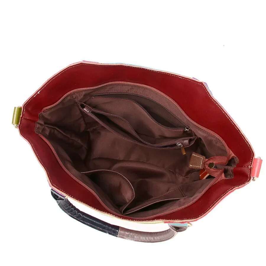 Fashion Women Candy Color Bucket Bags Women's Shoulder Real Cow Leather Crossbody Bag Female Girl Multicolour Plaid Handbag