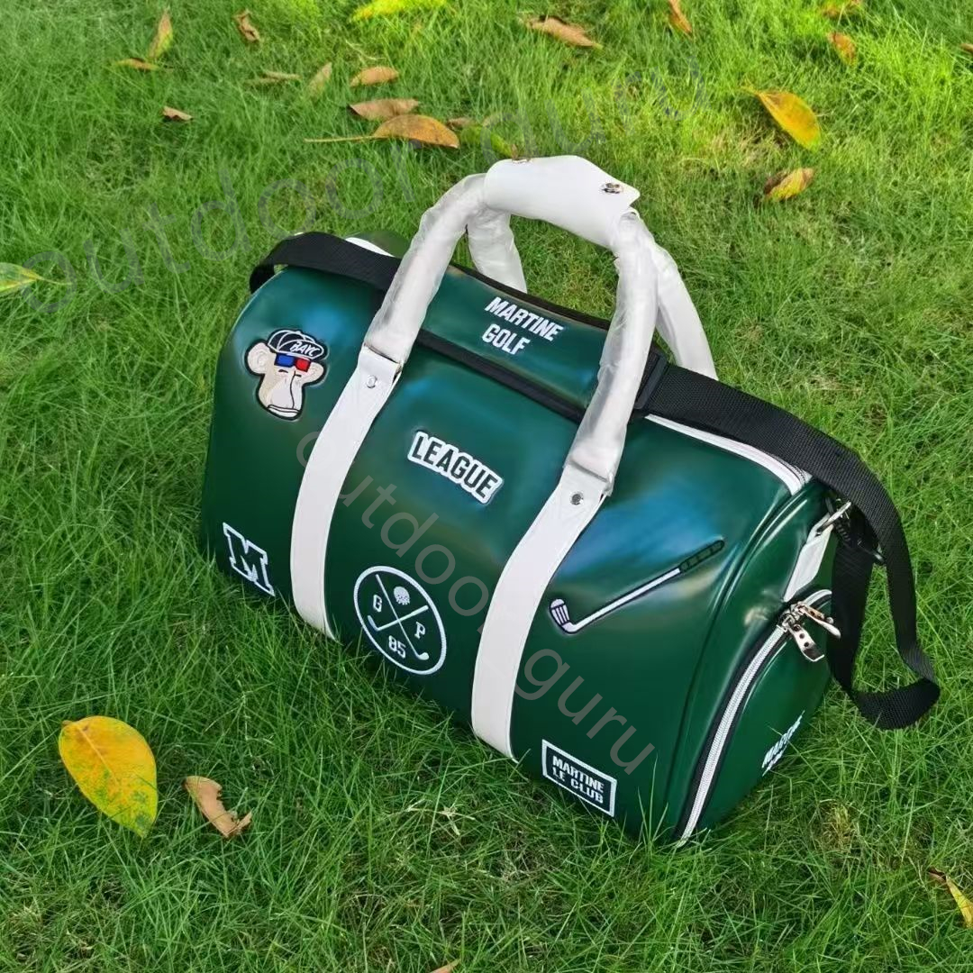 golf Bags Waterproof Rectangle Laser Pattern Sports with Shoes Compartment 230728