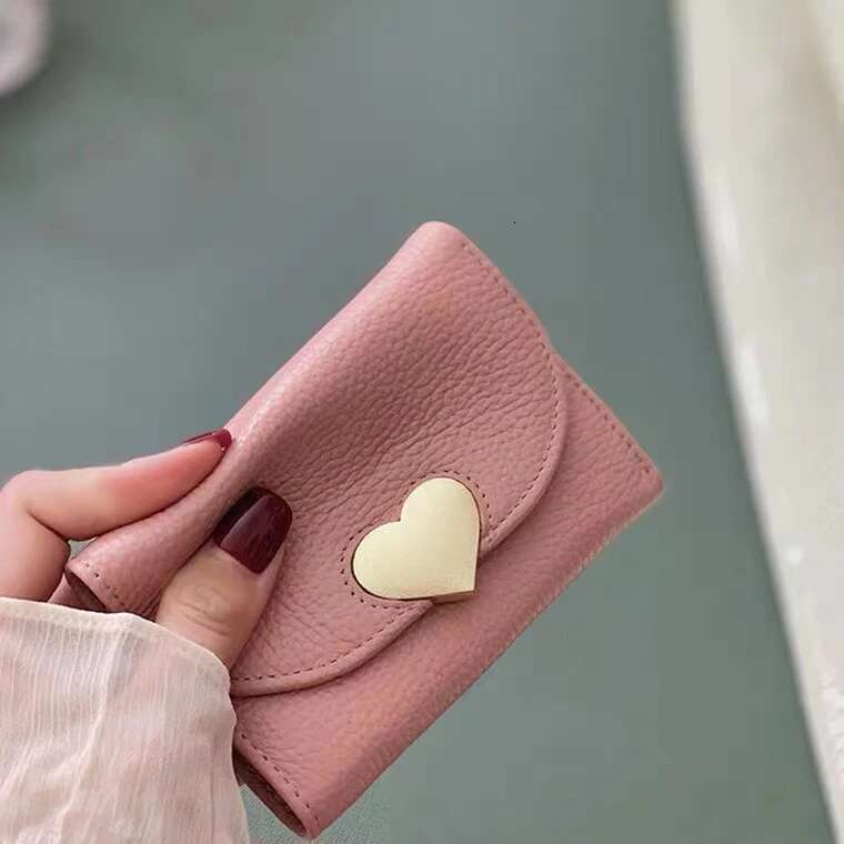 Genuine Small Wallet Short Caw Leather Women Wallets Purses 2022 Female Purse Clutch