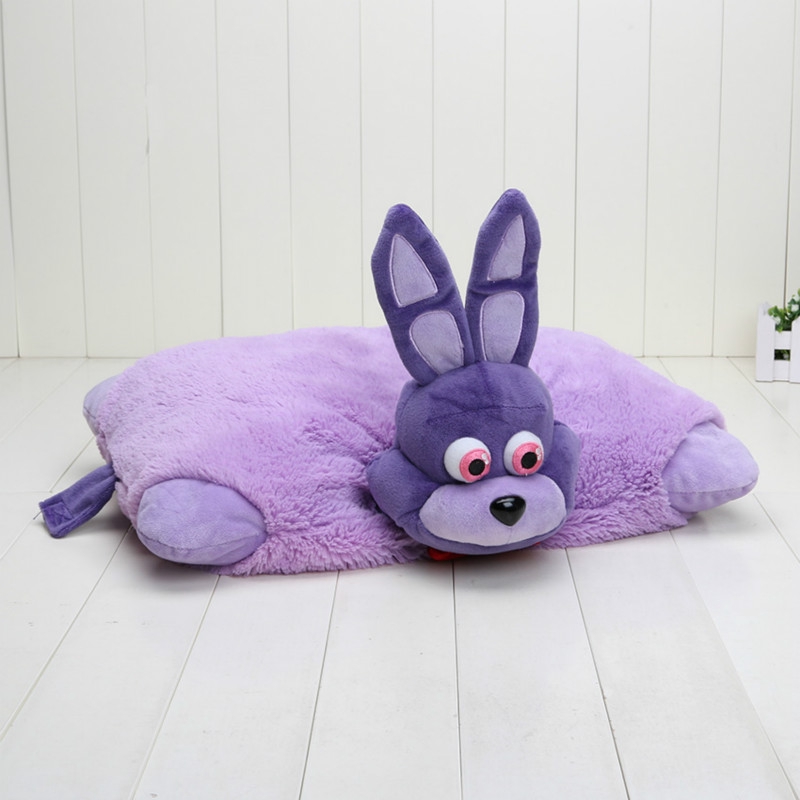 43cm Freddy Purple Rabbit Red Foxy Yellow Duck Plush Pillow Freddy Fazbear Plush Stuffed Toys for Home Supplies Pillow