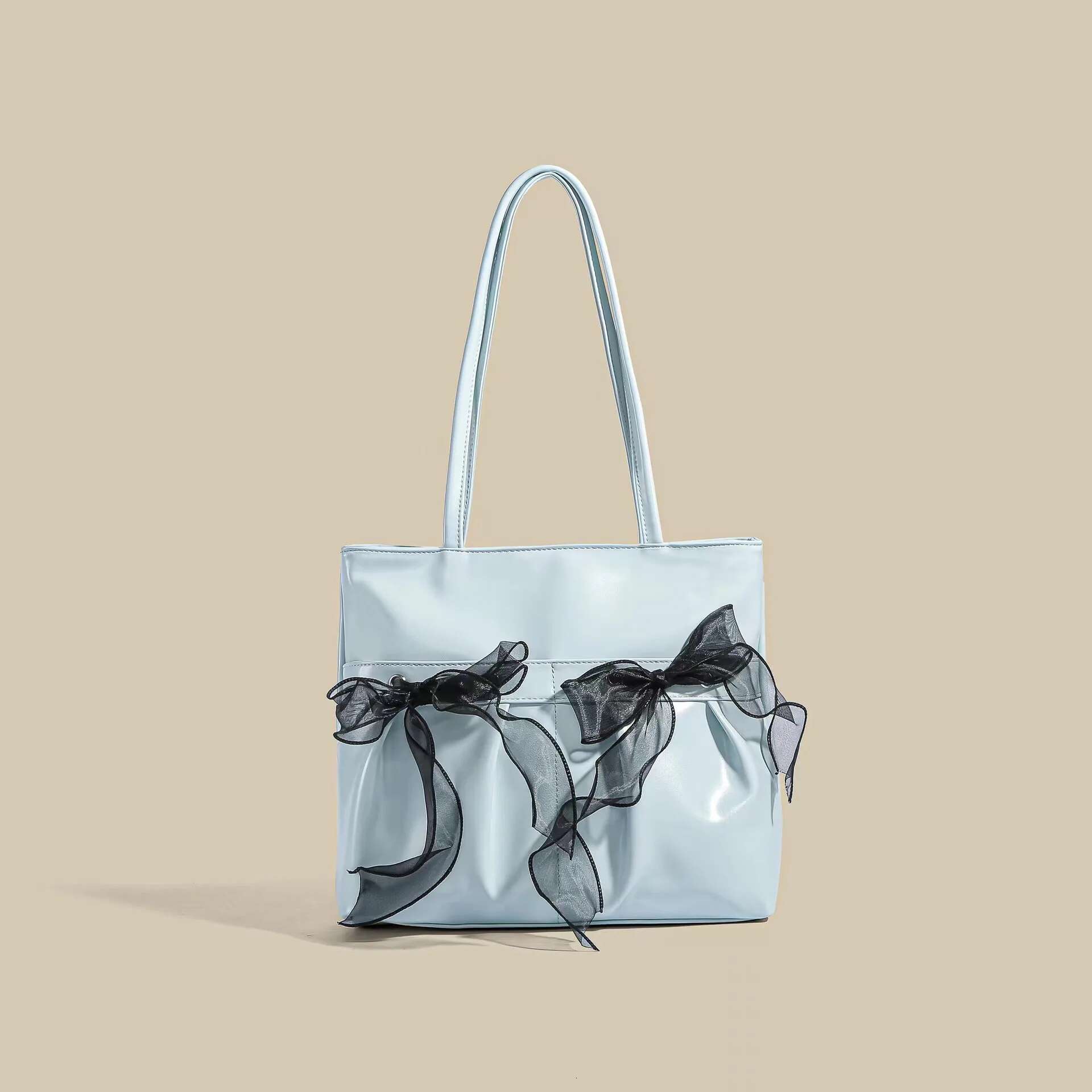 Niche Designer Retro Ribbon Bow Armpit Exquisite And Versatile Tote Candy Color Cute Girl Simple Women's Bag