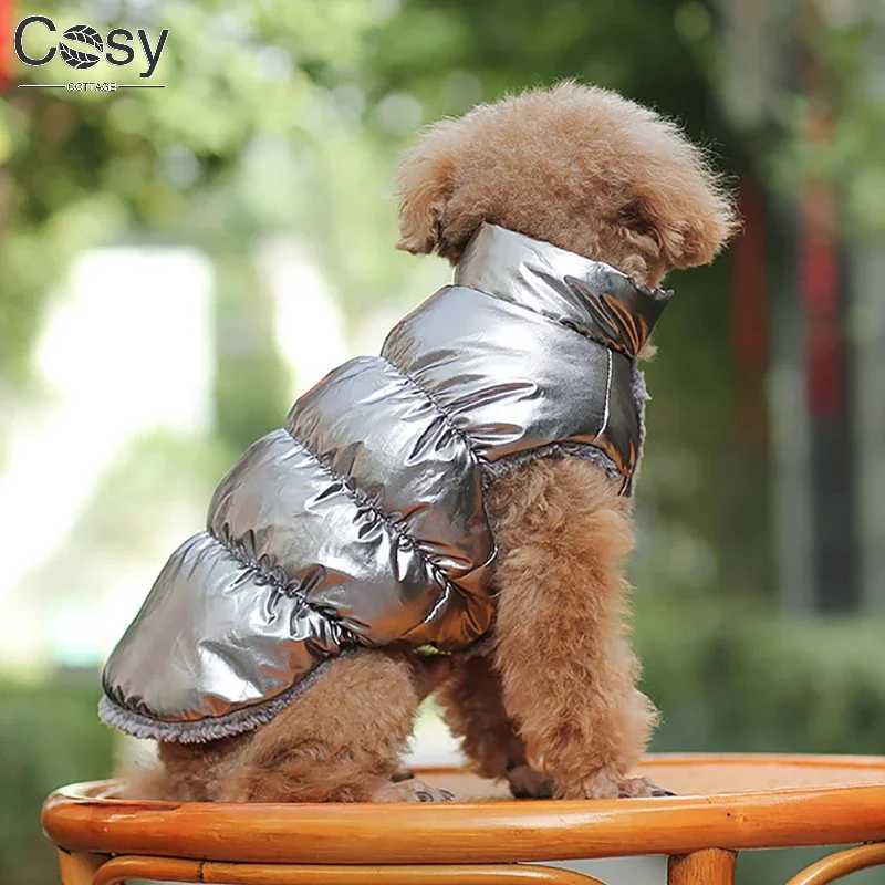 XS-3XL Pet Dog Down Jacket Winter Down Coat for Puppy Fleece Warm Inside Candy Color Pet Down Warm Coat Small Dog Down ClothesXJ250109