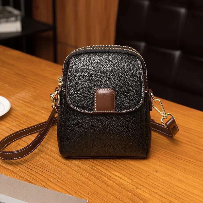 Crossbody Shoulder Messenger Bag Strap For Ladies Casual Girls New Fashion Handbag Phone Women's Genuine Pu Leather Small