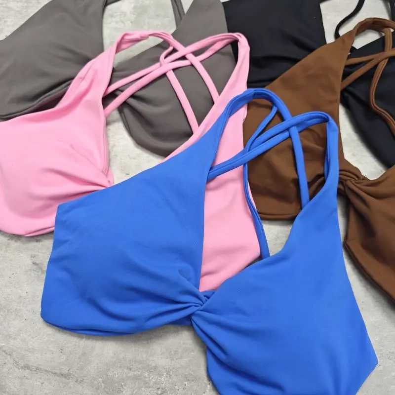 Sexy Cross Bra Back-v Sport Yoga Set Two Piece Workout Clothes for Women Quick Dry Outfit Fitness Gym Set Workout Set TracksuitXJ250109