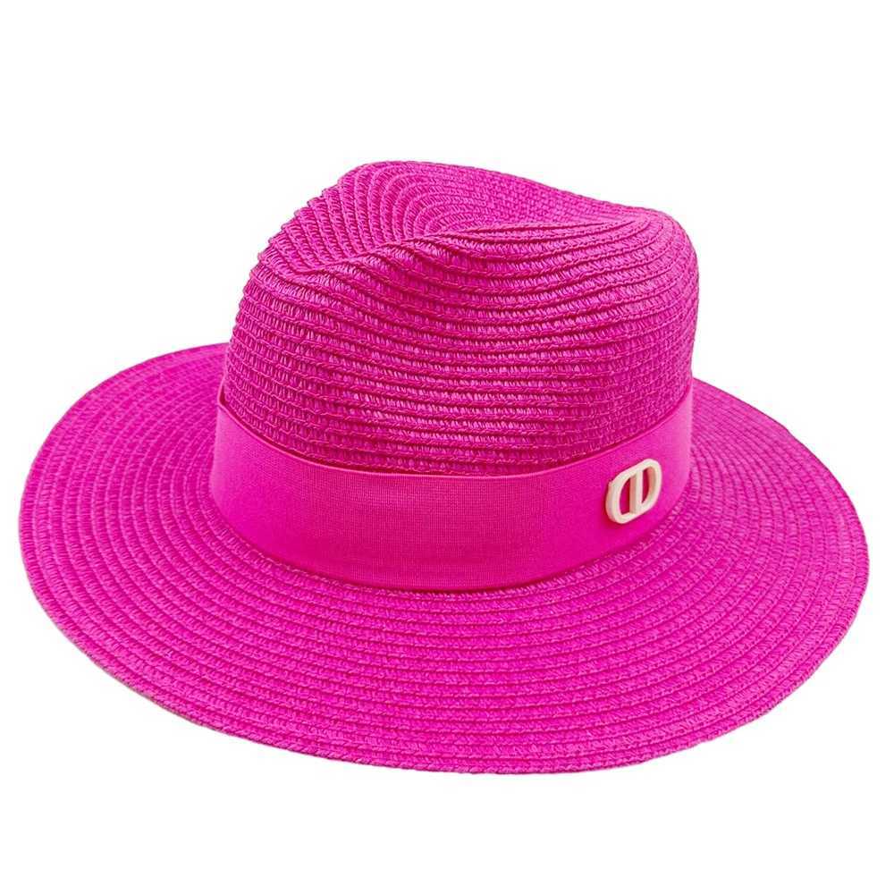 HatPanama Jazz Hat New Summer Wens Hat Outdoor Straw Hat Sun Protection Beach Hat Neutral Straw Hat X250109
