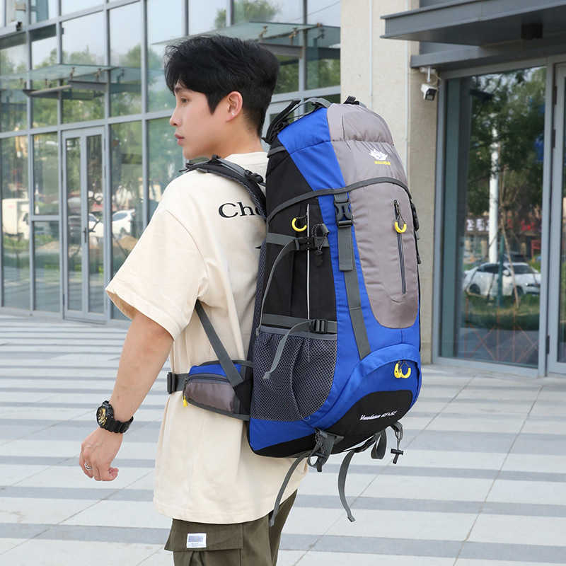 New Mountaineering Bag Sports Outdoor Backpack Waterproof Large Capacity Travel Bag Outdoor Hiking Bag 240920