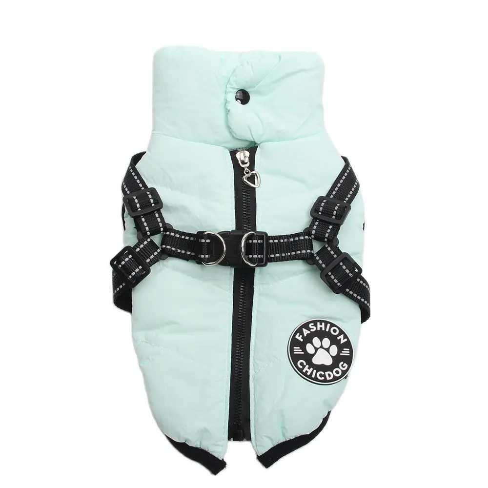 Dogs and Cats Coat Jacket Pet Vest Dog Pet Harness Zipper Design Puppy Warm Hoodies Clothes 4 ColoursXJ250109