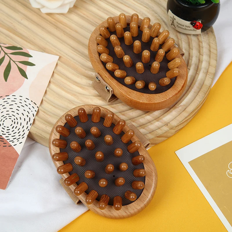 Professional 1PC Wood Comb Healthy Cushion Hair Loss Massage Brush Hairbrush Comb Scalp Massage Comb Hair Care Bamboo Comb 250106