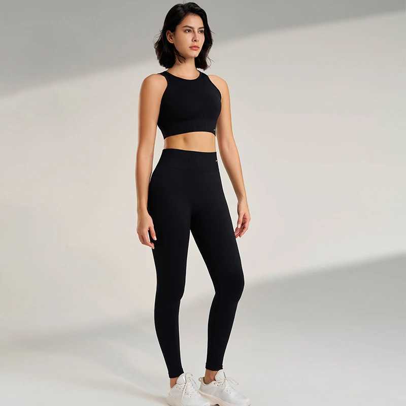 Yoga Clothing Set Womens High Waisted Leggings and Top Two Piece Seamless Fitness Exercise Clothing Fitness Workout UnderwearXJ250109