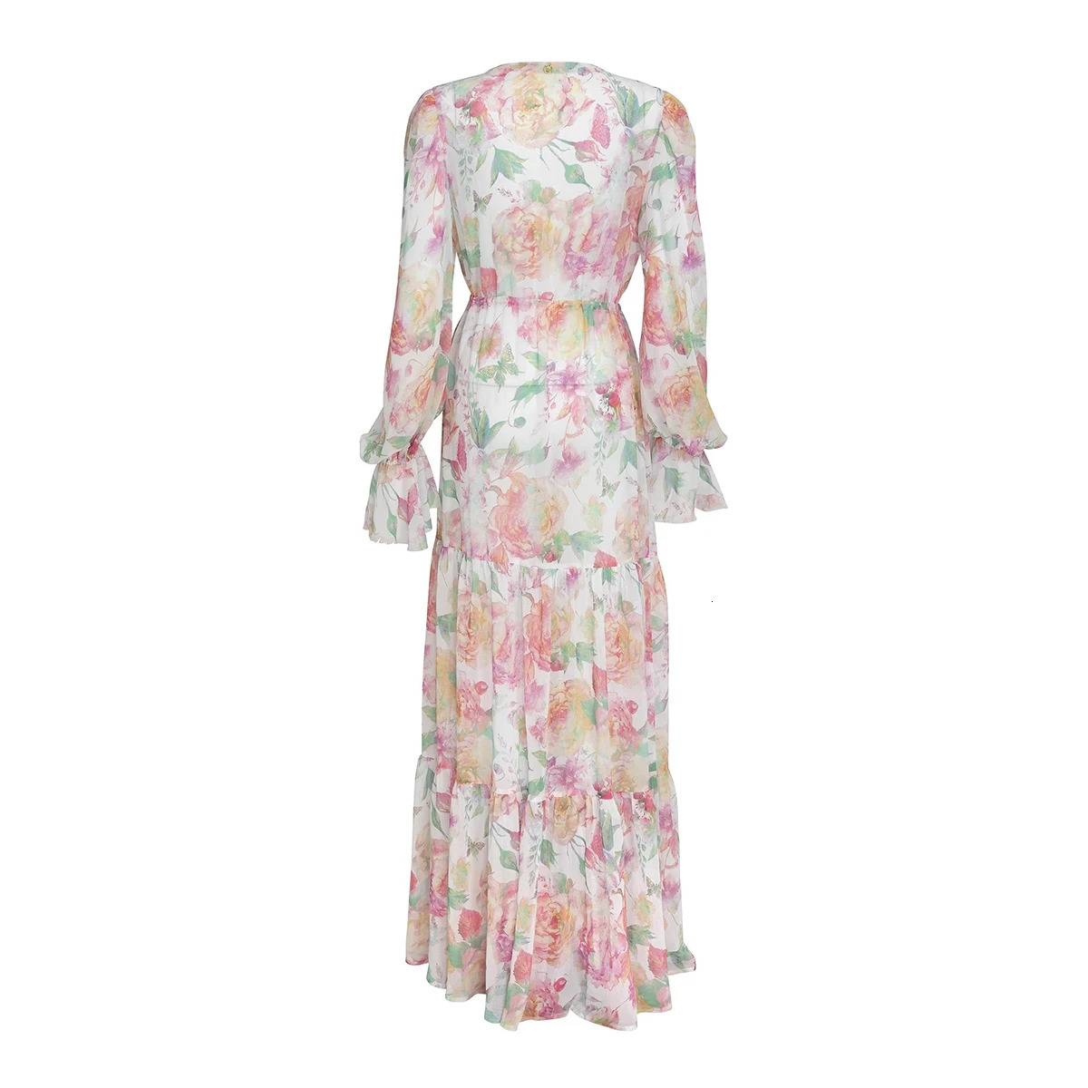 Mesh Cover Ups Sexy Bikini Push UP Bikini Set Women Swimsuit Female Swimwear 2024 Bathing Suit Summer Maxi Dress Beachwear250107