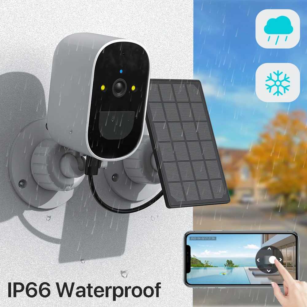 WiFi IP camera powered by solar panels wireless outdoor security 1080P high-definition CCTV video surveillance PIR human detection iCsee X250110