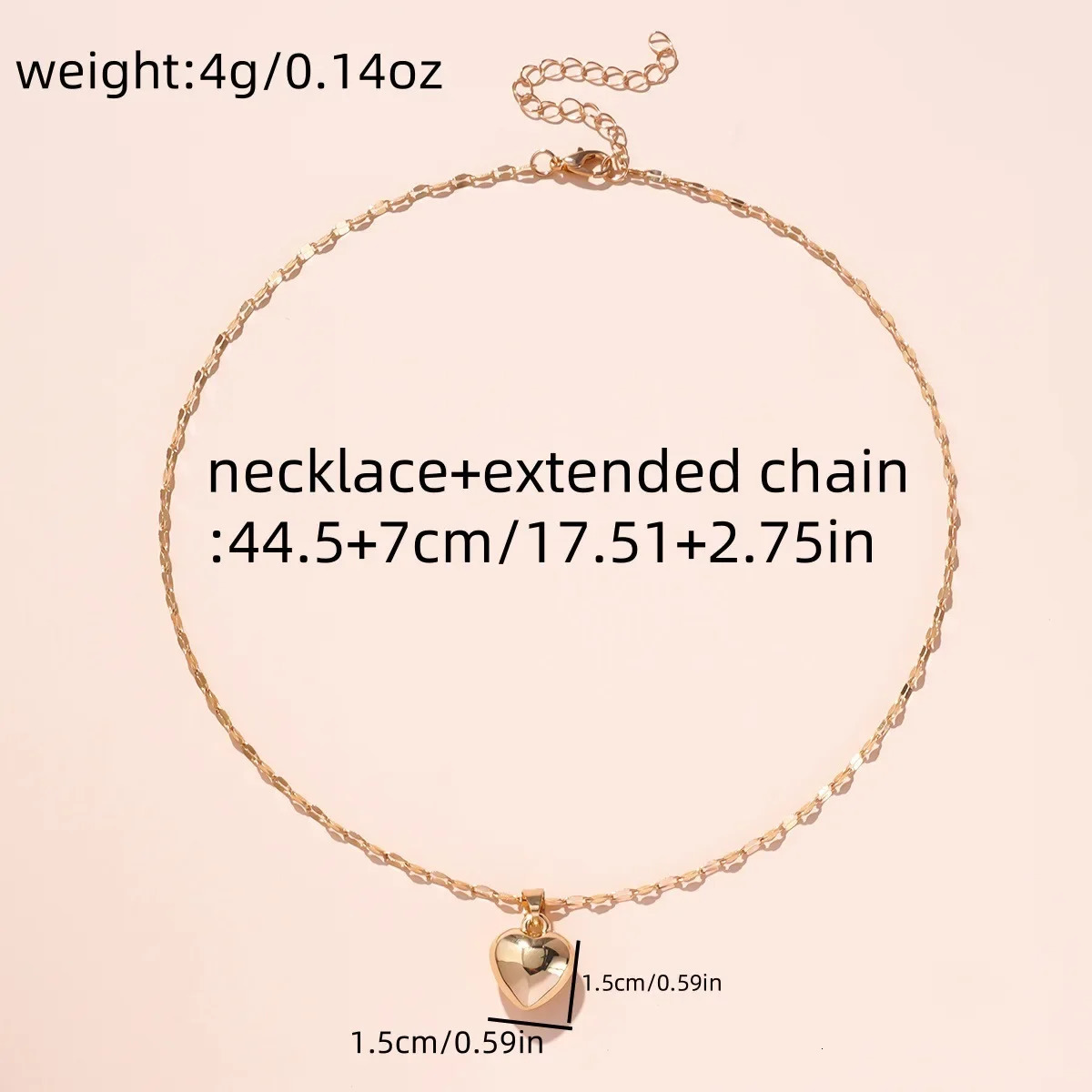 XINYI Stainless Steel Love Heart Necklace For Women Trendy Lip Chain Simple Pendant Jewelry Gift Wholesalers 250109