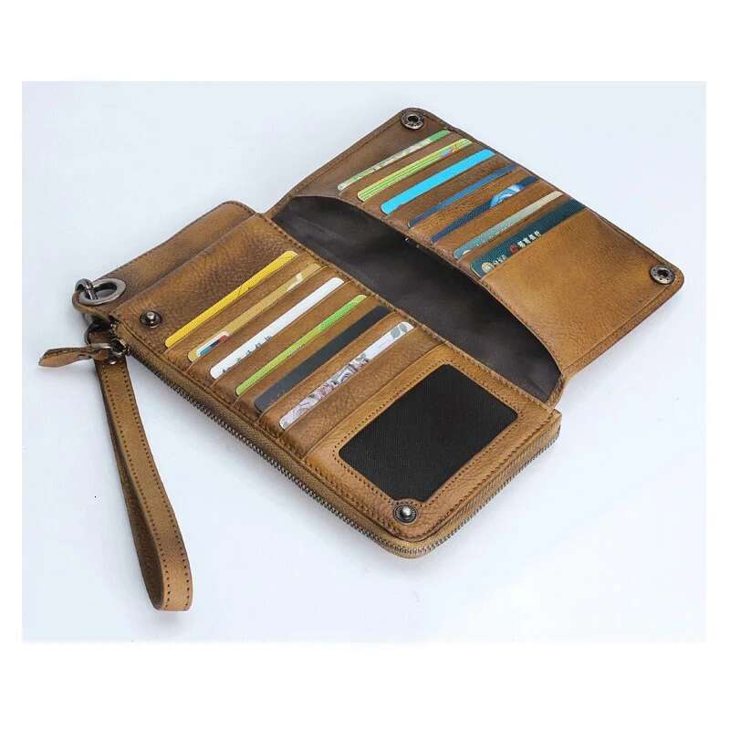 Vintage Women Leather Short Slim Male Purses Money Credit Card Holders Men Wallet