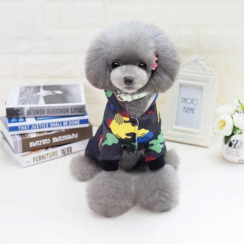 Winter Dog Clothes for Small Dogs Waterproof Dog Jumpsuit Fleece Warm Pet Jacket Yorkie Poodle Chihuahua Outfits Puppy CostumeXJ250109