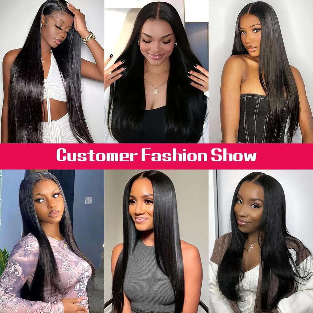 4X6 Precut Closure Glueless Wig Ready To Wear Transparent Lace 5X5 Straight Human Hair Wigs For Women