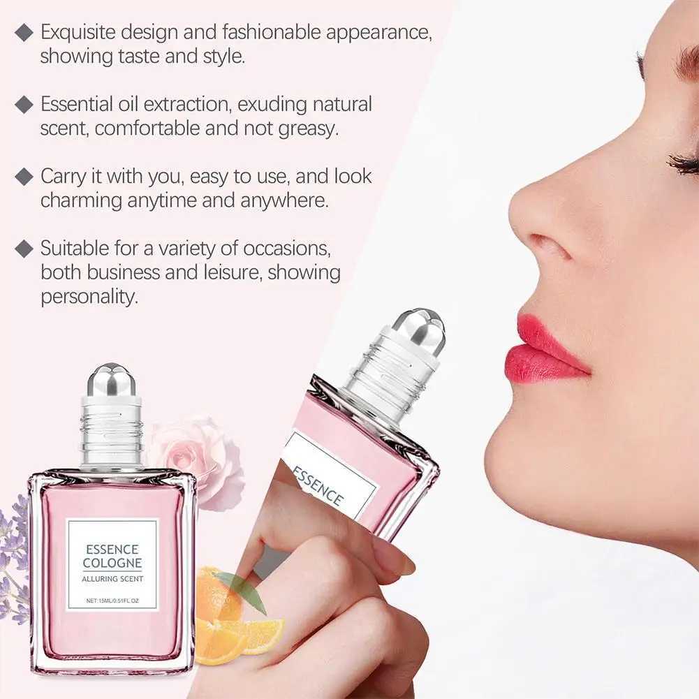Pink rose perfume suitable for women long duration perfume pheromone roll on oil deodorant spray dating perfume body oil W250110