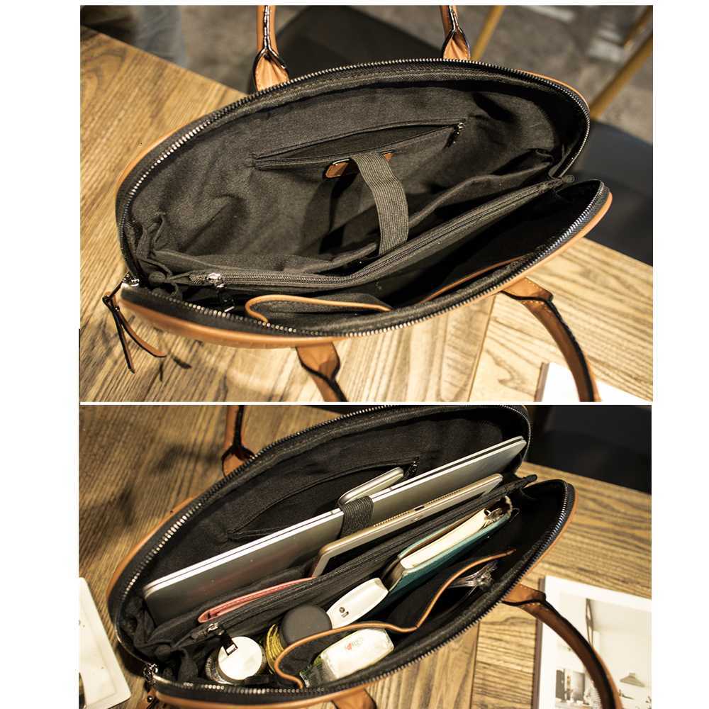 2024 Women's Office Handbag Female Leather Shoulder Bag Ladies Hand Bags For Women Business Briefcases Girls Laptop Bolsos Mujer