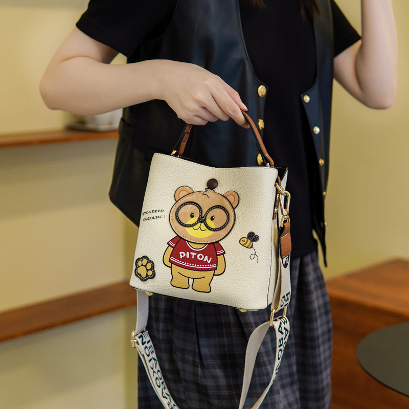 Fashion Handbag Purse Simple Bucket 2023 New Classic Female Totes For Women Casual Girl Shoulder Crossbody Bag