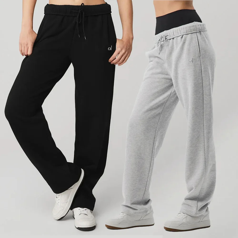 Accolade Straight Leg Sweatpant Yoga Womens Loose Tracksuit Pants Wide Casual 250108