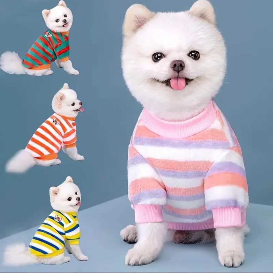 Winter Soft Dogs Coat Warm Fleece Puppy Clothes For Small Dogs Pullover Sweater Sweatshirt Pet Costumes Christmas GiftXJ250109