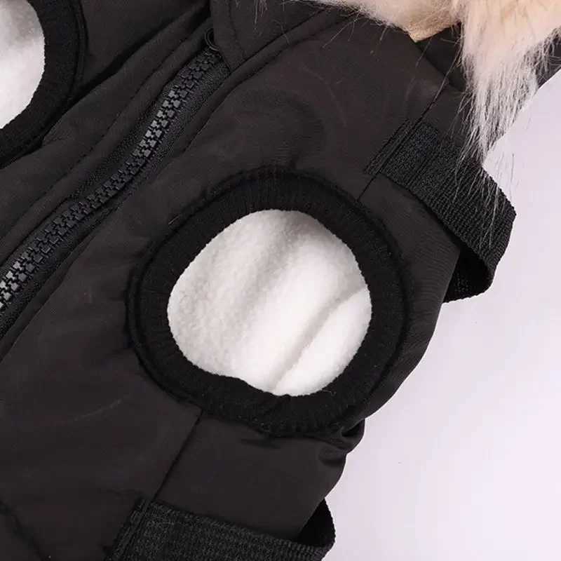 Fleece Lining Dog Hoodie with Harness Built in Warm Small Dog Jacket in Winter Puppy Coats with Hooded for Small Medium DogsXJ250109