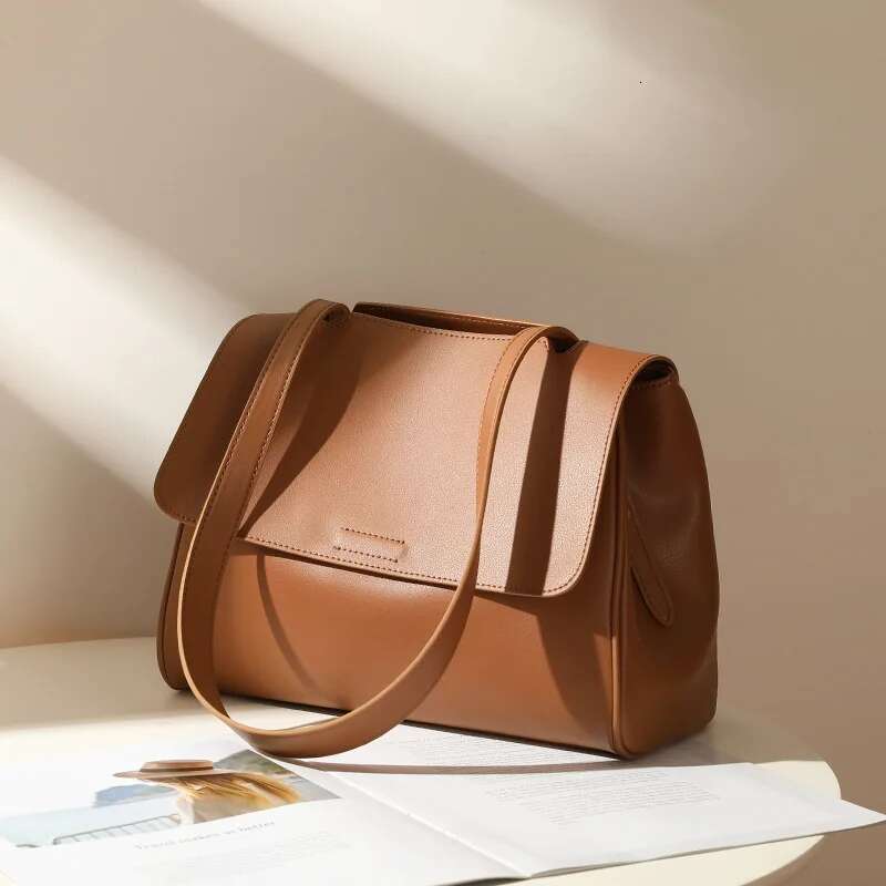 Jamhoo France Niche Design Handbag High Capacity Crossbody Shoulder Bags For Women Solid Color Shopper Bag