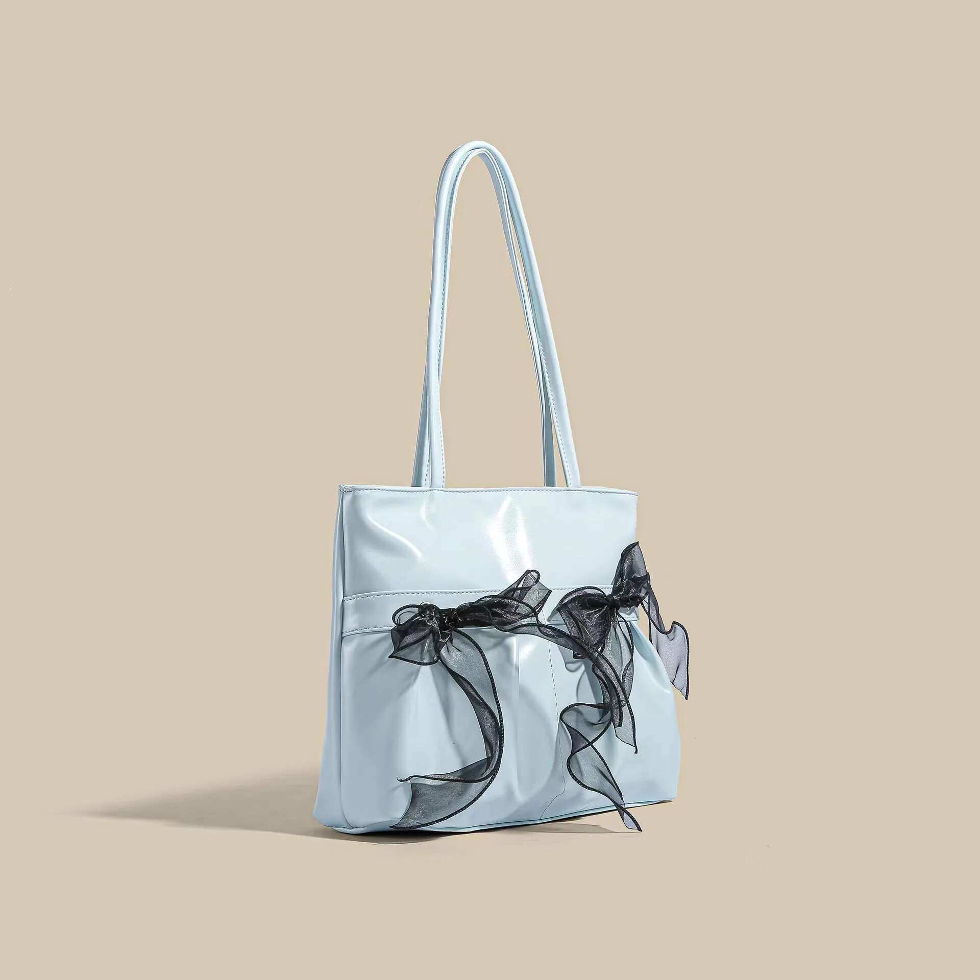 Niche Designer Retro Ribbon Bow Armpit Exquisite And Versatile Tote Candy Color Cute Girl Simple Women's Bag
