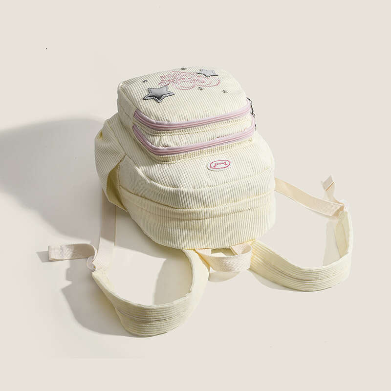 Small cute white for autumn winter, student commuting 2025 new model, small, fresh, casual and exquisite backpack