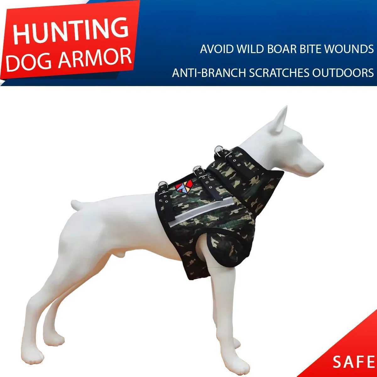 Hunting Dog Catch Vest Wild Boar Outside Pig Hunting Clothes Hog Cut Gear Collar ProtectionXJ250109