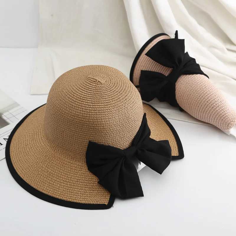 K189 Warm Beach Hat Panama 2022 Warm Summer Hat Fashion Summer Straw Hat Sun Hat Visor Panama Hat Fes X250109