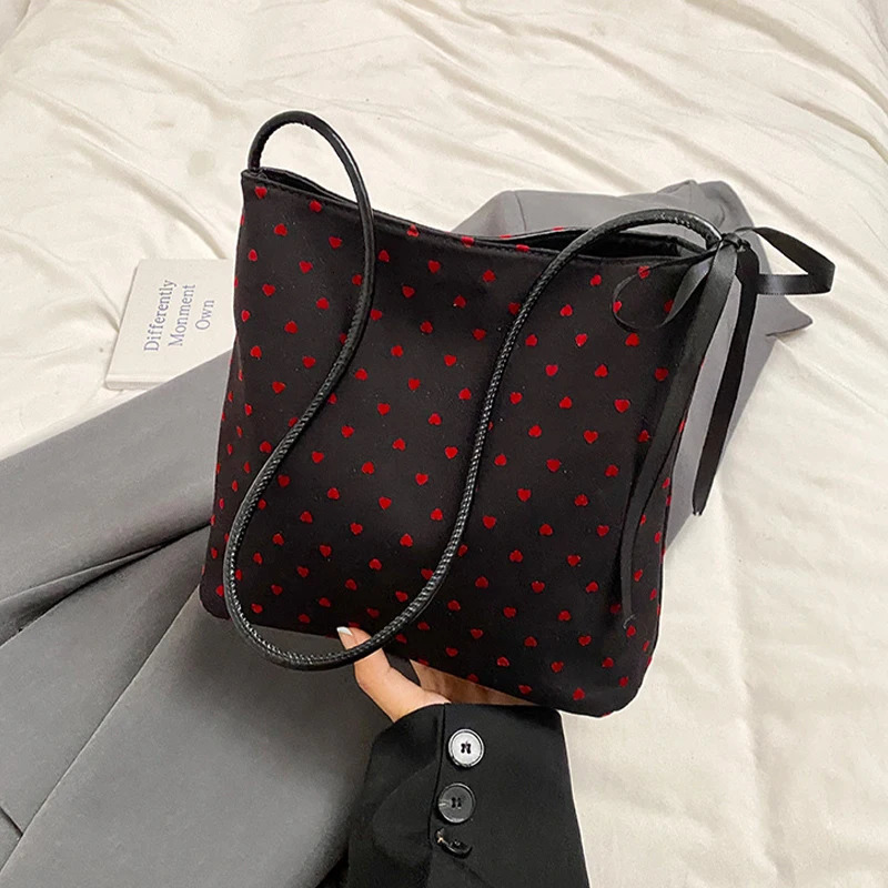 Simple And Fashionable Vintage Retro Casual Printed Bake Shop Bags 250106